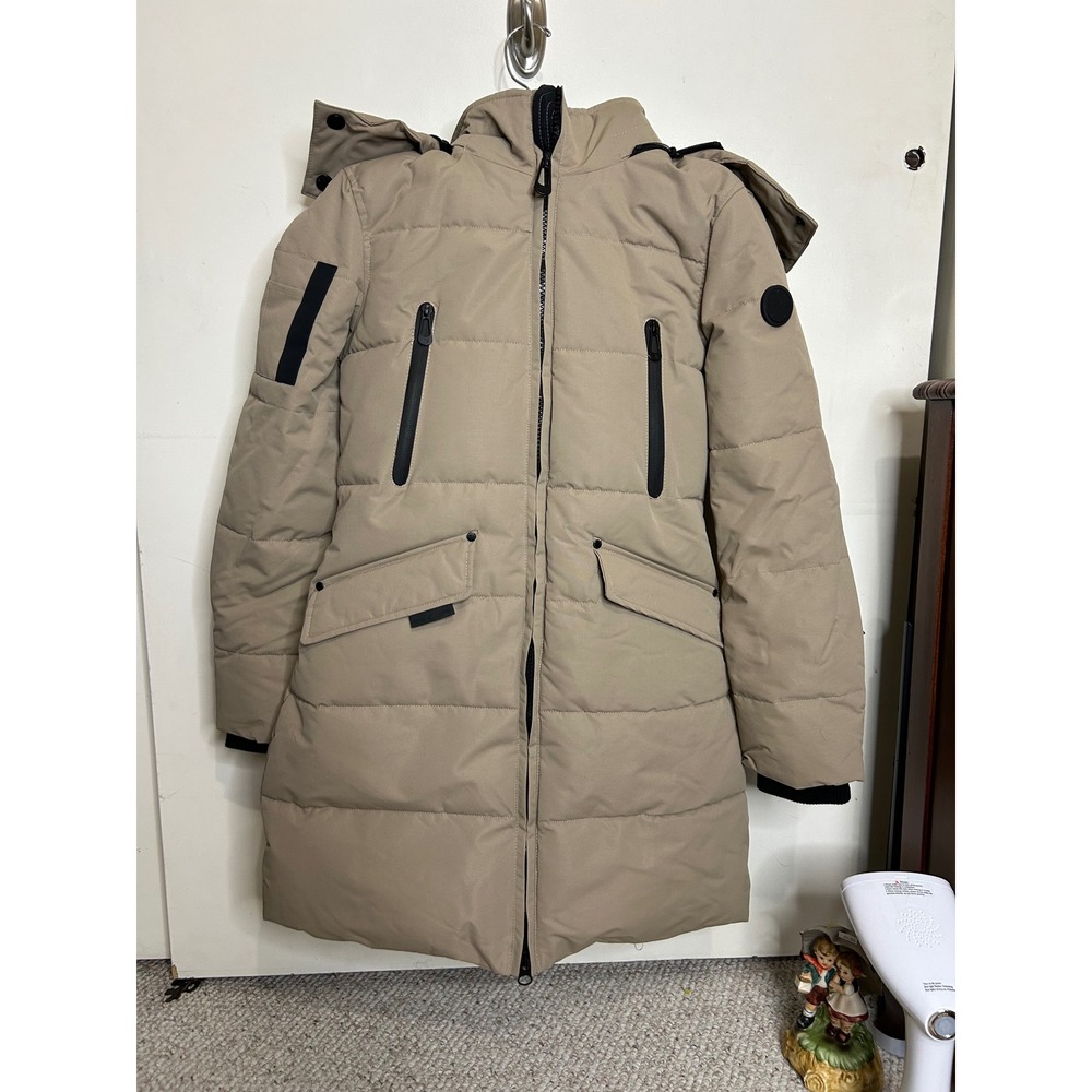 Noize Cruelty Free Outerwear Coat XS Faux Fur Hooded Puffer Jacket Warm